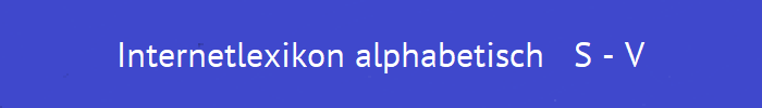 Internetlexikon alphabetisch   S - V